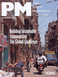 public management building sustainable communities: The global challenge